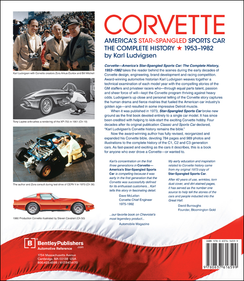 Corvette: America's Star-Spangled Sports Car back cover