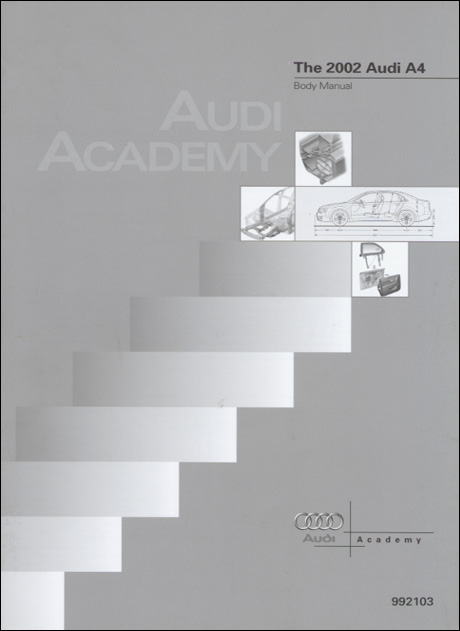 Audi A4 2002 Body Manual Technical Service Training Self-Study Program Front Cover