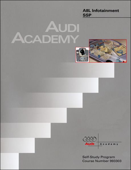 Audi A8L Infotainment Technical Service Training Self-Study Program Front Cover